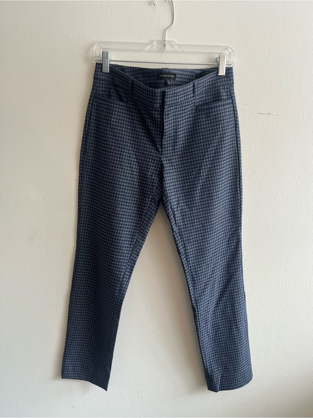 Banana Republic Men’s Navy Houndstooth Dress Pants